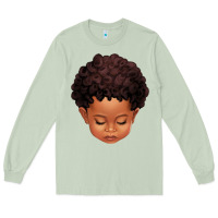 Matcha cute afro boy Long Sleeve Tee - texasbilliewilder