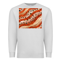 Dove Grey orange glitter Premium Sweatshirt - JahusDesignShop