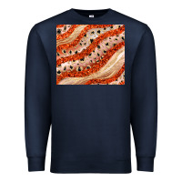 Navy orange glitter Premium Sweatshirt - JahusDesignShop