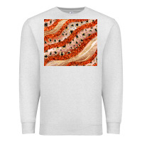 Oatmeal Heather orange glitter Premium Sweatshirt - JahusDesignShop