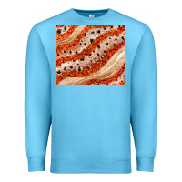 Ocean Blue orange glitter Premium Sweatshirt - JahusDesignShop