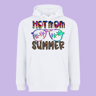 Hot Mom Summer Heavyweight Hoodie Designed By Cowhidedigitalart