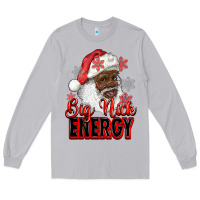Moon Dust big nick energy afro santa Long Sleeve Tee - RanaPortraitStore