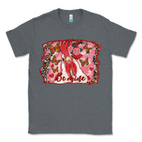 Charcoal Heather Be Mine Rooster Classic Tee - RanaPortraitStore