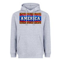 Heather Grey america license plate Heavyweight Hoodie - HRA Design Shop