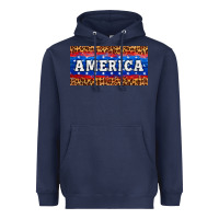 Navy america license plate Heavyweight Hoodie - HRA Design Shop