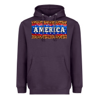 America License Plate Heavyweight Hoodie | Teevron