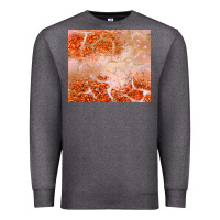 Charcoal Heather orange glitter Premium Sweatshirt - JahusDesignShop