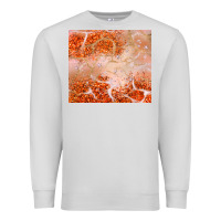 Dove Grey orange glitter Premium Sweatshirt - JahusDesignShop