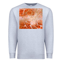 Heather Grey orange glitter Premium Sweatshirt - JahusDesignShop