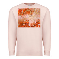 Pale Pink orange glitter Premium Sweatshirt - JahusDesignShop