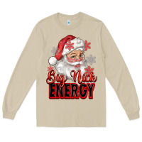 Mushroom big nick energy santa claus Long Sleeve Tee - RanaPortraitStore