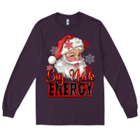 Plum big nick energy santa claus Long Sleeve Tee - RanaPortraitStore