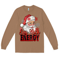 Toasted Coconut big nick energy santa claus Long Sleeve Tee - RanaPortraitStore