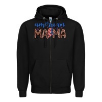 Black American mama Zipper Hoodie - Zillion Design Studio