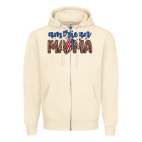 Sandshell American mama Zipper Hoodie - Zillion Design Studio