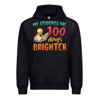 Black my students 100 days brighter Urban Hoodie - MaliasSmallBusiness