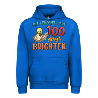 Cobalt my students 100 days brighter Urban Hoodie - MaliasSmallBusiness