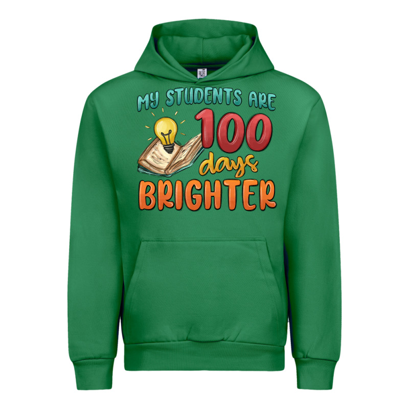 My Students 100 Days Brighter Urban Hoodie by MaliasSmallBusiness | Teevron