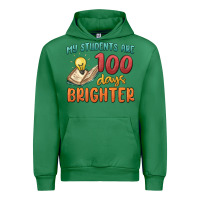 Emerald my students 100 days brighter Urban Hoodie - MaliasSmallBusiness
