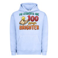 Pigment Grape Ice my students 100 days brighter Urban Hoodie - MaliasSmallBusiness