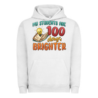 Pigment Lunar Rock my students 100 days brighter Urban Hoodie - MaliasSmallBusiness