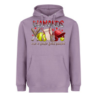Lavender diamonds are a girls best friends Heavyweight Hoodie - RacoonDesign