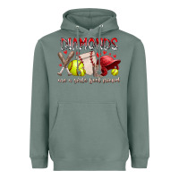 Sage diamonds are a girls best friends Heavyweight Hoodie - RacoonDesign