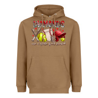 Toasted Coconut diamonds are a girls best friends Heavyweight Hoodie - RacoonDesign