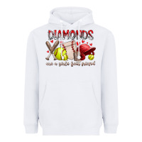 White diamonds are a girls best friends Heavyweight Hoodie - RacoonDesign