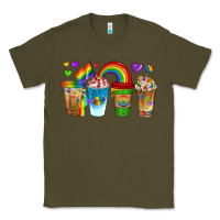 Army Green lgbtq coffee drinks Classic Tee - texasbilliewilder