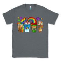 Charcoal Heather lgbtq coffee drinks Classic Tee - texasbilliewilder