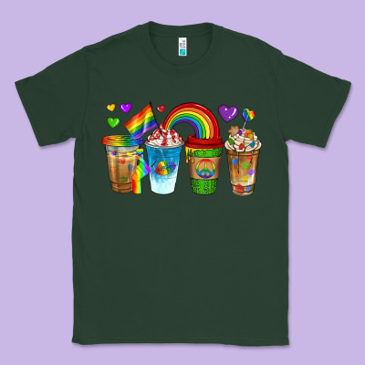 Classic Tee lgbtq coffee drinks