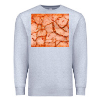 Heather Grey orange glitter Premium Sweatshirt - JahusDesignShop