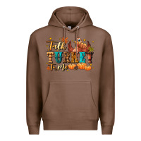 Chestnut Talk turkey to me Premium Hoodie - NancyCooperArtShop