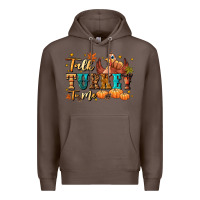 Coffee Talk turkey to me Premium Hoodie - NancyCooperArtShop