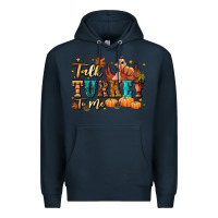 Navy Talk turkey to me Premium Hoodie - NancyCooperArtShop