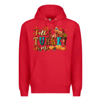Red Talk turkey to me Premium Hoodie - NancyCooperArtShop