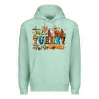 Seafoam Talk turkey to me Premium Hoodie - NancyCooperArtShop