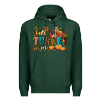 Sports Green Talk turkey to me Premium Hoodie - NancyCooperArtShop
