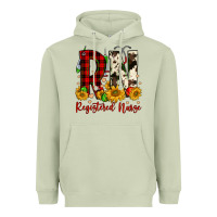 Matcha christmas rn registered nurse Heavyweight Hoodie - FaDigitalArtStudio