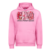 Fuchsia Pink cna certified valentine nursing assistant valentin Urban Hoodie - MaliasSmallBusiness