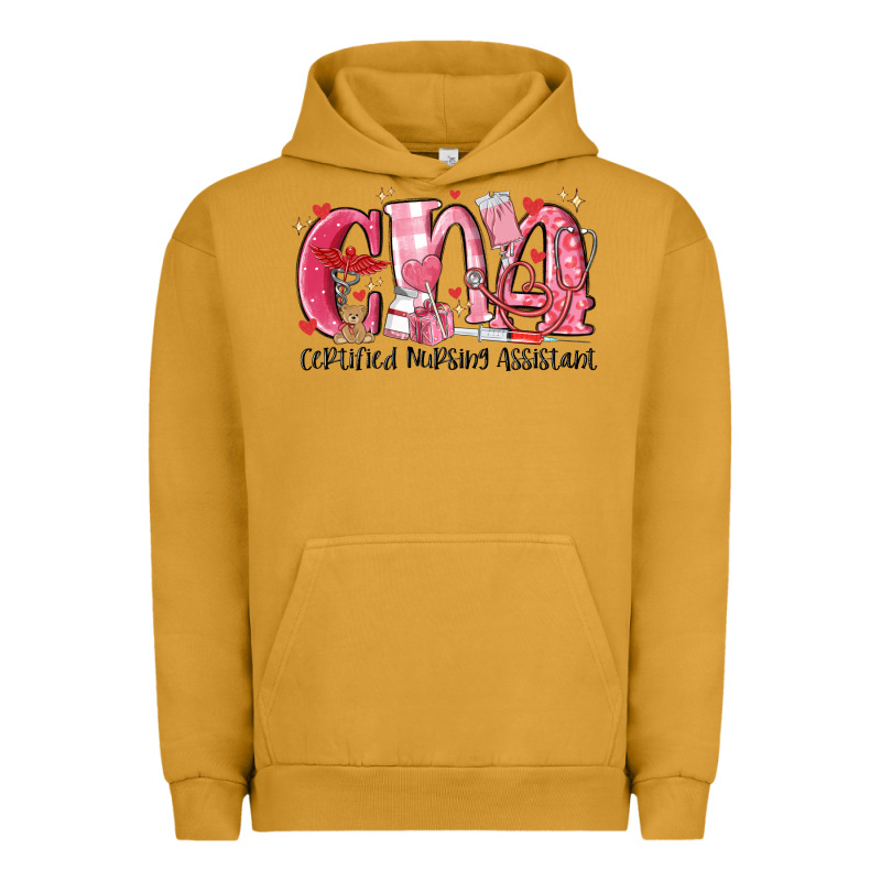 Cna Certified Valentine Nursing Assistant Valentin Urban Hoodie by MaliasSmallBusiness | Teevron