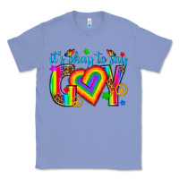 Colony Blue its okay to say gay Classic Tee - texasbilliewilder