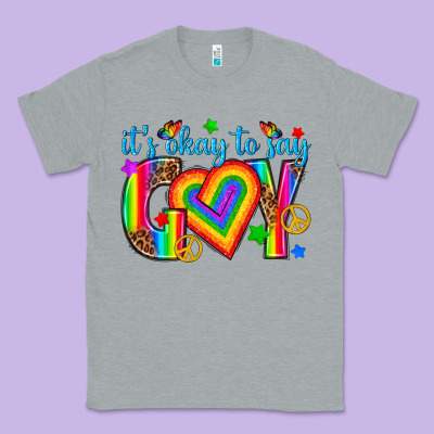 Classic Tee its okay to say gay