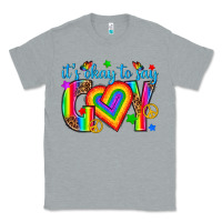 Heather Grey its okay to say gay Classic Tee - texasbilliewilder