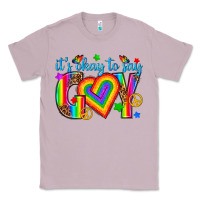 Lilac its okay to say gay Classic Tee - texasbilliewilder