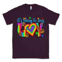 Plum its okay to say gay Classic Tee - texasbilliewilder