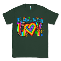 Sports Green its okay to say gay Classic Tee - texasbilliewilder