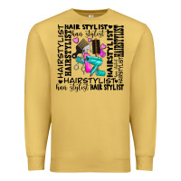 Antique Gold hair stylist elementary Premium Sweatshirt - AdoDesignShop